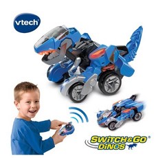 Vtech 遙控聲光變形恐龍車-霸王龍-達西 遙控車 侏儸紀 恐龍車 變形車 變形恐龍, 1個