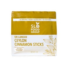 슬로푸드그룹 실론 계피 스틱 - 순수 실론 계피 퀼 12.7 슬로푸드그룹 실론 계피 스틱 - 순수 실론 계피 퀼 12.7cm 컷 스리랑카산 계피 향신료 진정한 계피 - Cinna, 1개