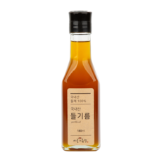 시골기름집 국내산 들기름, 180ml, 1개