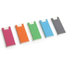 PhoneSoap Shine - 2 in 1 휴대폰 및 마이크로파이버 천 부착 스크린 클리너5팩 5가지 색상, Gray