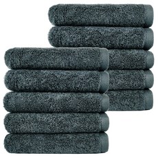 [주주] 60수 코마사 항균 호텔수건 170g, 틸그린, 10개