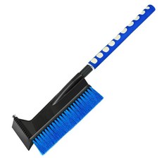자동차 눈삽 다기능 얼음 제거기 해머 눈 제거 브러시 접이식, 색상: 1. YH-L2038-Blue 1PC