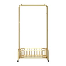 이동식 행거 바구니 수납 스탠드 행가 원룸 미니 옷걸이행거, R. 흰색 선인장 100cm