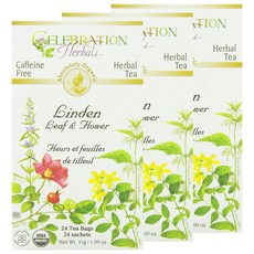 셀러브레이션허벌스 앱솔루틀리 린덴 리프 & 하워, 1.3g, 72개입, 24개입, 1개