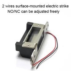 오리지널 스테인리스 스틸 튼튼한 좁은 프레임 전기 스트라이크 잠금 장치 전자 문짝 잠금 장치 오류 보안, 04 Surface-mounted, 04 Surface-mounted