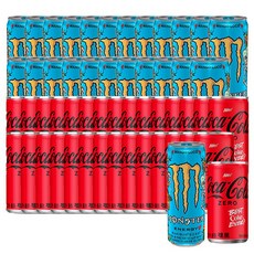 몬스터 에너지 망고 로코 355ml 24캔+코카콜라제로 190ml 30캔, 24개입