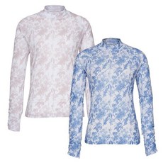 블랙야크 여성 레저 등산 티셔츠 플라워 터틀넥 베이스레이어2 1BYETMV505 VHH838 CRF135