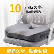 《小日子家居館》坐墊 辦公室久坐 四季椅子凳子學生墊子 記憶棉座椅墊 透氣屁墊尾椎舒適, 坐墊裸芯,45/36/5美臀u