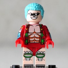 핸드브릭 팩토리 커스텀 미니브릭 피규어 원피스 해적 호환 블록호환, 012. 프랑키