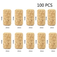 캡용 탭 포함 및 열 티어 코르크 씰 개 병 천연 스트레이트 캡슐 와인 수축 마우스 100, 2244mm 1, 1개