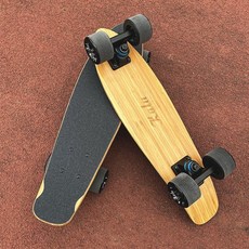 四輪滑闆車 兒童滑闆 初學者滑闆 青少年滑闆 雙翹闆 小滑闆, 竹子色全黑砂56釐米小魚板, 1個