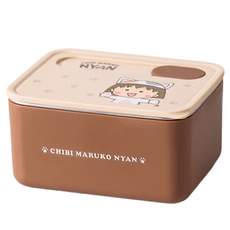 StarR 마루코 스테인리스 단일칸 사각 도시락, 1개, 다크 브라운