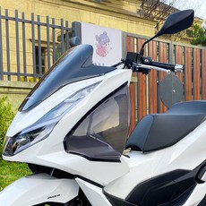 PCX 사이드 바이저 더 커진 무릎 방풍 레그쉴드 개선형 PCX125 21-24, 1개