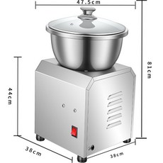 爆款 【臺灣熱賣】製麵機 壓麵機 揉麵機 麵條機 商用全自動揉活麵機電動不銹鋼餃子機 【定錢】, 1個, 15公斤基礎款