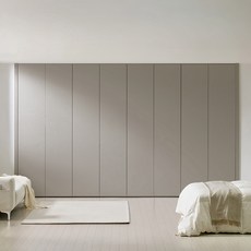 보루네오 E0 레스 무몰딩 여닫이 붙박이장 30cm, 01_무몰딩_푸쉬도어, 카본그레이