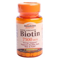 Sundown Naturals 維生素錠 7500mcg, 1個, 75 件