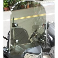 【新北新莊箱架屋】機車風鏡 雙火星塞 新迪爵 新新迪爵 胖迪 風鏡 全新迪爵 檔風鏡 小PC 風鏡 附腳架 螺絲包組, 1套, 茶色