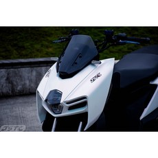 韋德機車精品 JSTC 原力風鏡 TheForce 小風鏡 MMBCU 曼巴 改裝風鏡 燻黑版, 1個