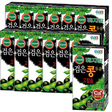베지밀 검은콩 고칼슘 두유 (유통기한 26년 8월 05일), 190ml, 24세트