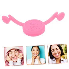 새로운 미소 교정기 마세터 트레이닝 립 휘어진 V라인 얼굴 도구 매력적인, 01 pink