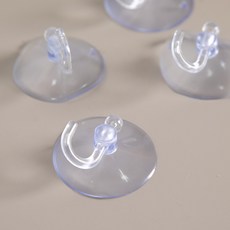 [1+1] 후크형 압축 큐방 4cm (5개입) 걸이 흡착판 다용도 고무 압착 고정 소품 용품 DIY, 압축큐방