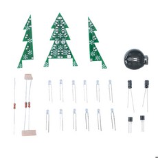 DC5V 바이너리 전자 시계 키트 납땜 학습 USB 인터페이스 교육 및 DIY 매니아에게 적합, 02 Without battery