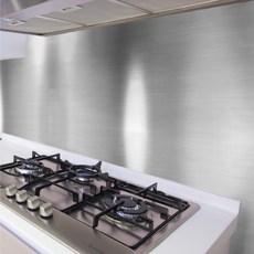 HOLLYON 廚房防油貼 台灣製耐高溫自粘牆貼, 1個, 33*50cm不裁(可連續)