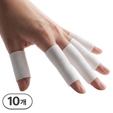 카로히포 손가락 관절 방수 커버 골무, 화이트, 10개