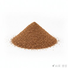 모두상회 디오라마 코르크 가루 재료 모형디오라마재료, 중(1-2mm), 브라운, 1개