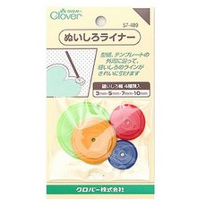 Clover 시접 라이너 3~10mm, 본품, 5개