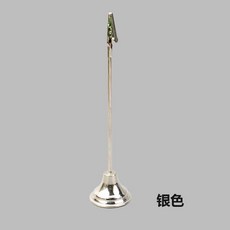 메탈 메모꽂이 2개 가격표 꽂이 실버 세트 명함 골드, L. 실버 23cm