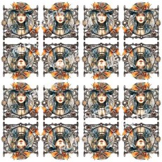 蝶谷巴特藝術紙 33x33 大圖, 33x33 16小圖