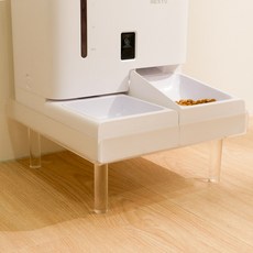 펫지니 자동급식기 전용 받침대 199STD, 1개, 화이트, 1L