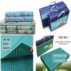 피크닉 차박 국산단색 무지 접이식 캠핑매트 야외용 소풍 다용도 돗자리 (가방포함), 캠핑매트-칼라(캐릭터)-5 6인용(150*180)