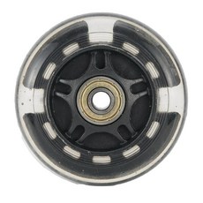 플래시 휠 깜박이는 후면 스쿠터 미니 직경, 1개, 1. Black