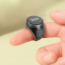 일렉버킷 충전식 OLED 108배 반지형 미니 카운터, 블랙