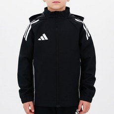 아디다스 아동 자켓 우븐 바람막이 패커블 후디 주니어 후드 자켓 어린이 집업 자켓 축구 잠바