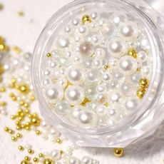 젤 네일 아트 진주 혼합 믹스 스톤 파츠 DD-11802, B02, 1개