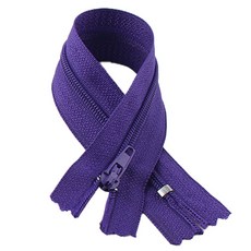 Joeunmall 바지지퍼 20cm 파우치지퍼 주머니 단면, 170보라(20cm), 10개