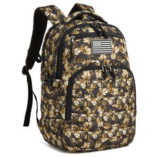 아마존평점4.5+ 미국출고 159152 밀리터리 택티컬 백팩 블랙 전술 소형 공격용 가방 사무라이 남성용 카키 실외, Medium, 옐로우 메이플