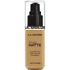 L.A. Colors 트룰리 매트 롱 웨어링 파운데이션 40ml, 1개, CLM357 Golden Beige