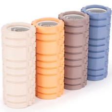 아이워너 마사지 폼롤러 33cm, 아이보리크림, 1개