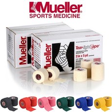 뮬러 티어라이트 테이프 낱롤 중약지 손가락 테이핑 볼링 리프팅 스포츠 테이프, 1개