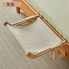 貓吊床 貓咪窗戶吊床 免鑽牆貓咪床邊吊床 寵物用品, 1個, 純灰色（單布套）, 純灰色（單布套）