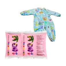 스노우키즈 플레파우더+가운세트, 핑크(S), 1개