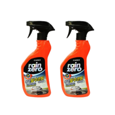 이루우리 1+1 레인제로 듀얼 유리발수 코팅제 여름 장마 세차 차량관리, 670ml