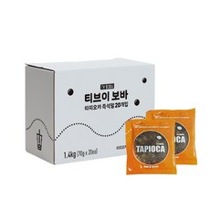 티브이 보바 즉석펄 TV BOBA 70g(20개입), 1.4kg, 1개