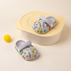 兒童洞洞鞋 卡通軟底輕便拖鞋