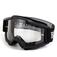 APEBAZY 남성용 빈티지 오토바이 고글 - 오프로드 사이클링 스키 스포츠 ATV 비포장 자전거 레이싱 안경, #1 블랙 프레임+투명 렌즈-378