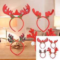 귀여운 크리스마스 루돌프 머리띠 헤드밴드 여성헤어밴드 여신헤어밴드 헤어밴드